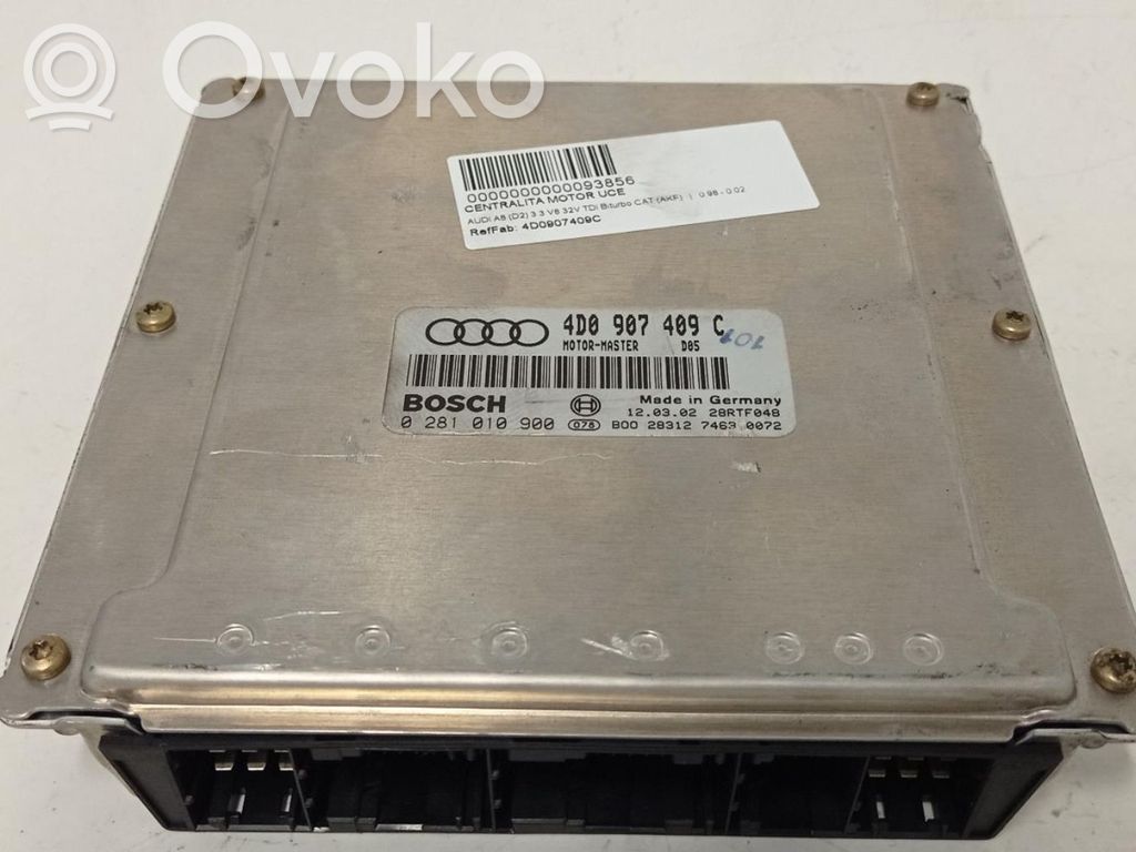 Engine control unit/module ECU   4D0907409C