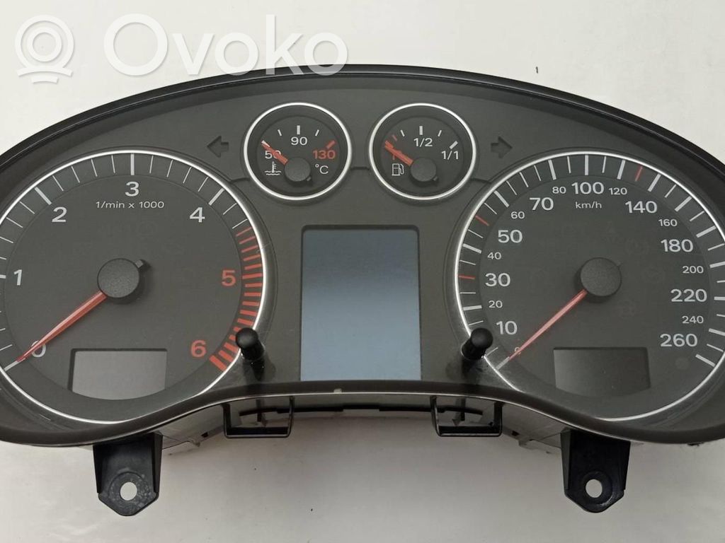 Audi A3 S3 8P Speedometer (instrument cluster) 