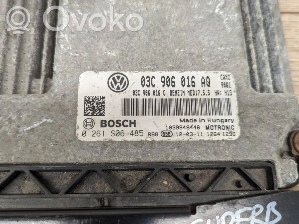 Skoda Superb B6 (3T) Engine control unit/module 