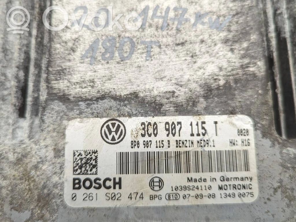 Volkswagen PASSAT B6 Engine control unit/module 