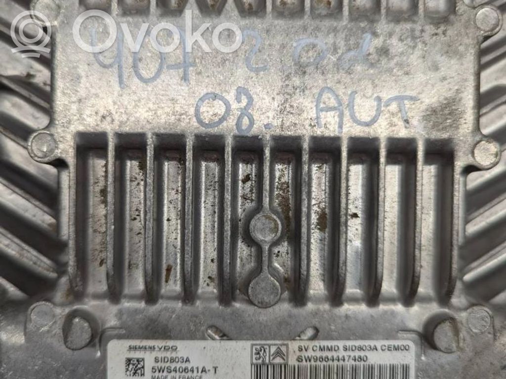 Komputer / Sterownik ECU silnika   9664447480,5WS40641AT,9881842180