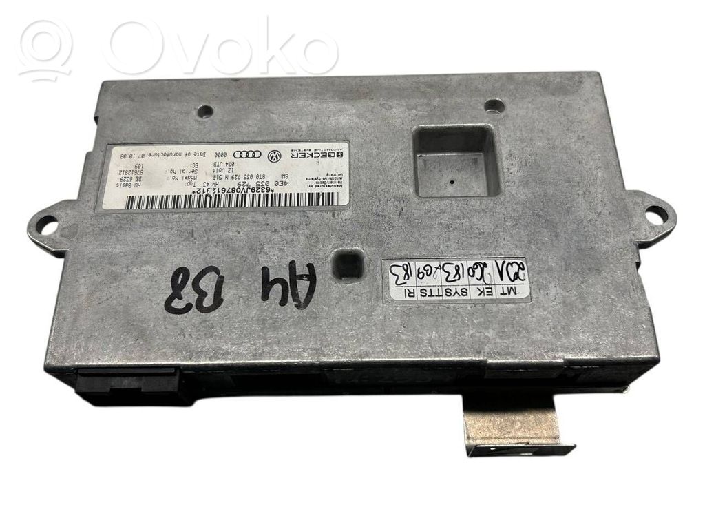Audi A4 S4 B8 8K Unité de contrôle MMI 