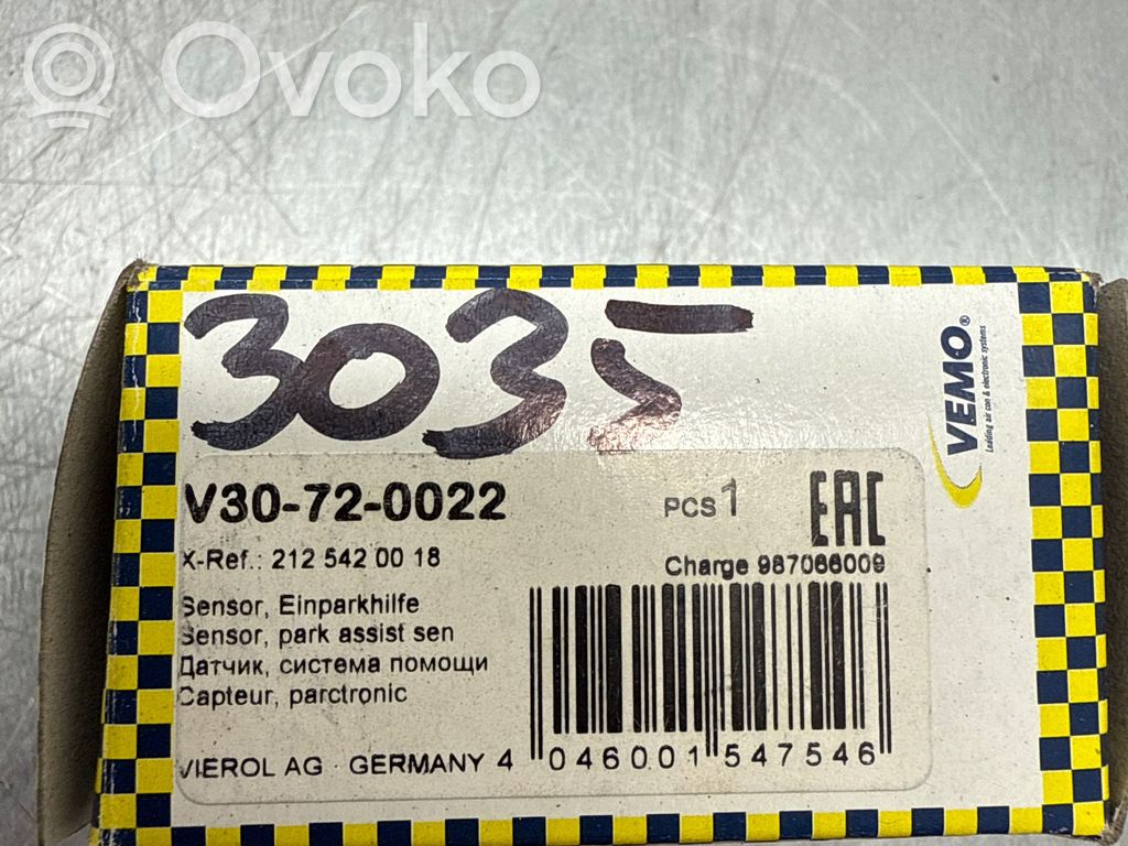 Mercedes-Benz C W204 Sensor de aparcamiento PDC 