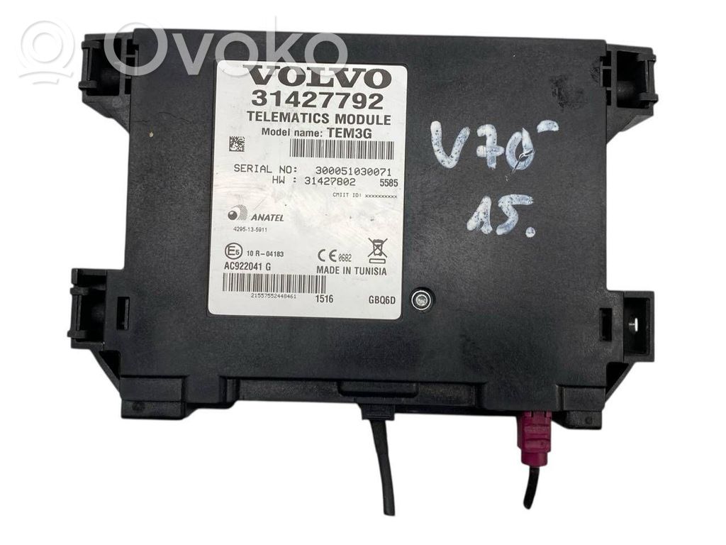 Other control units/modules   31427792,31427802