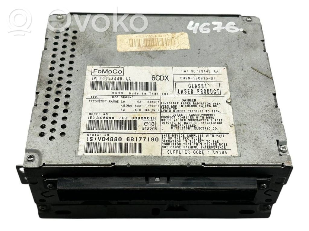 Volvo S80 Panel / Radioodtwarzacz CD/DVD/GPS 