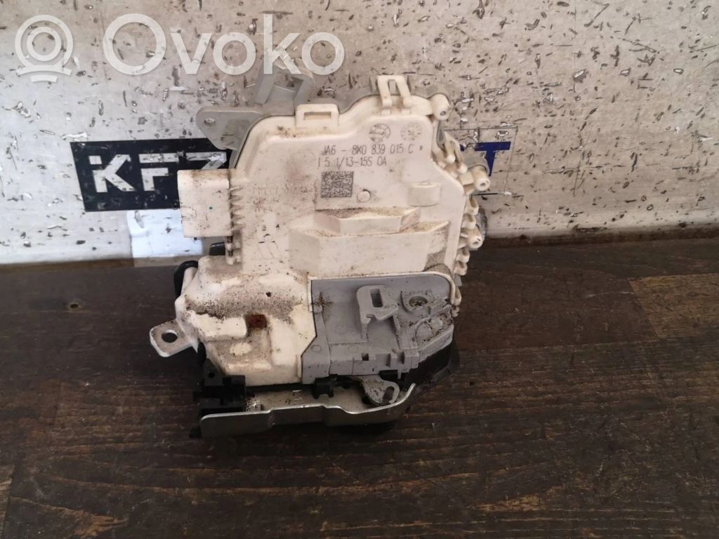 Audi A4 S4 B8 8K Serrure de porte arrière