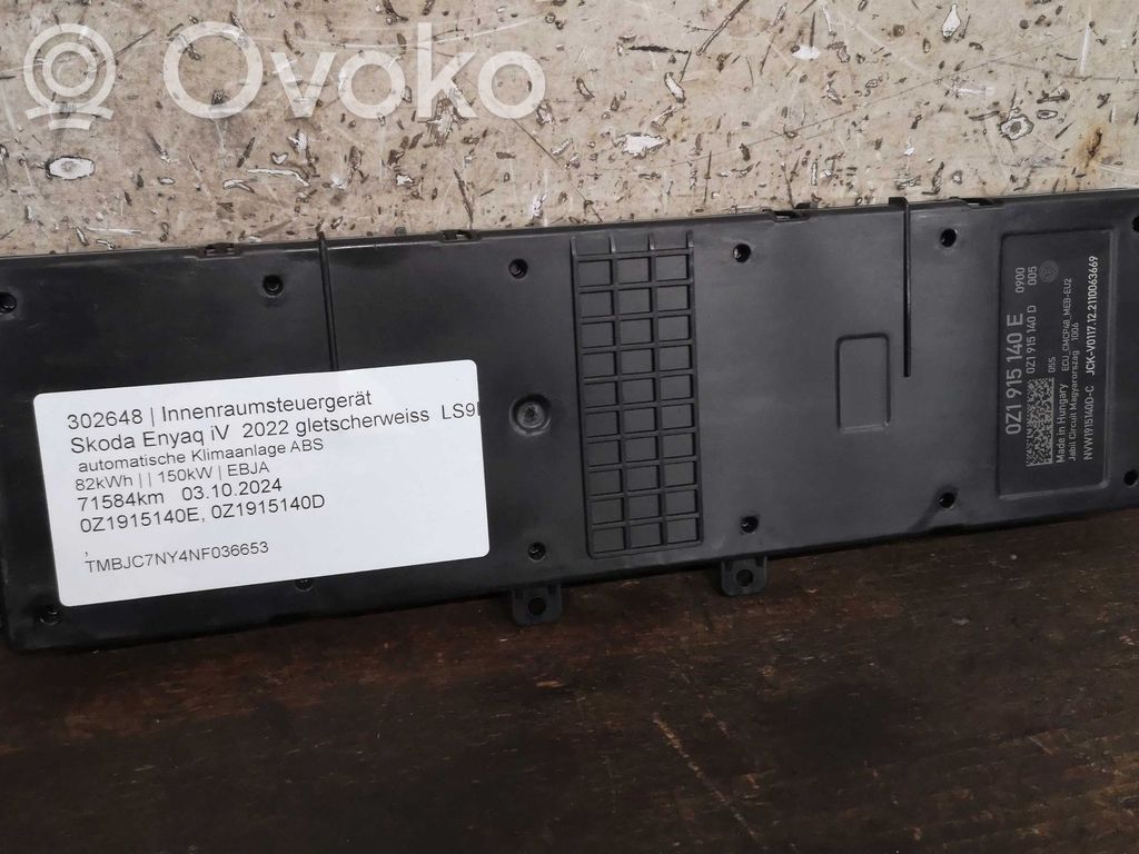 Skoda Enyaq iV Other control units/modules 