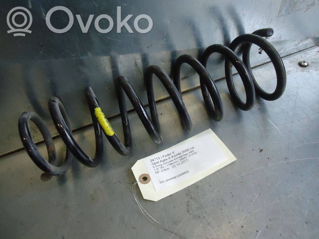 Ressort hélicoïdal avant