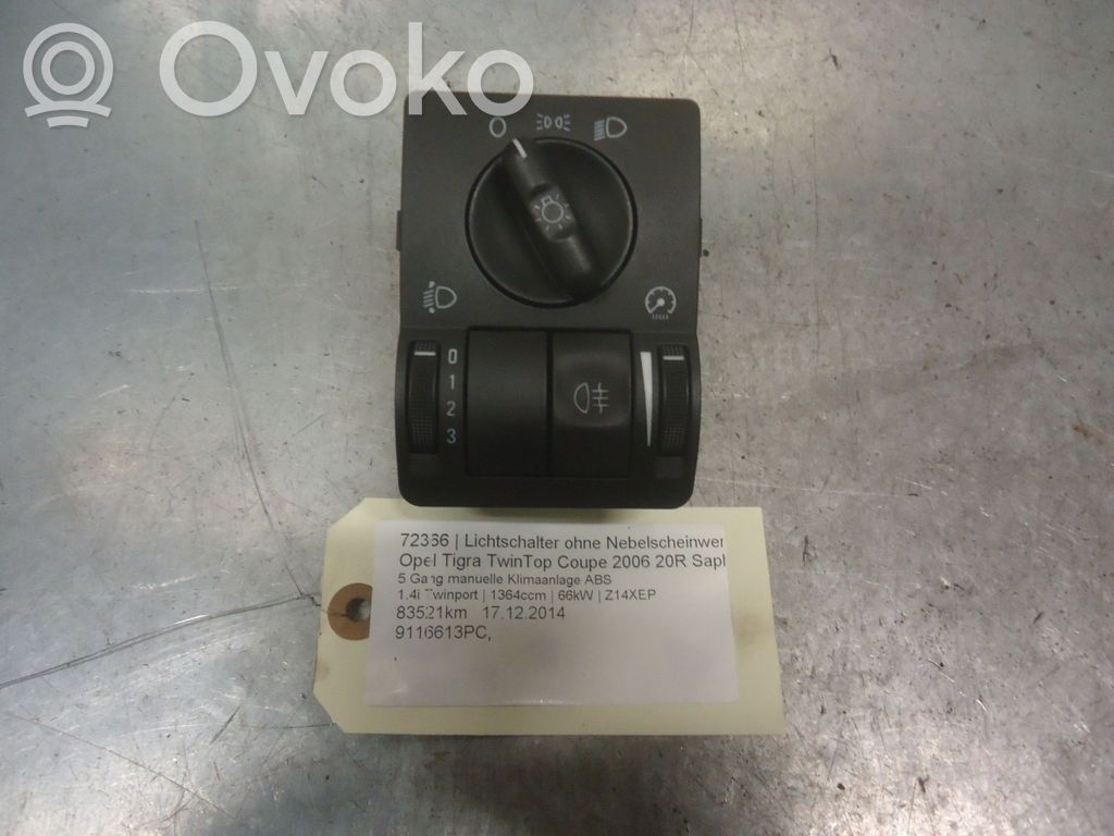Przełącznik świateł   9116613,9116613,PC,9116613,PC