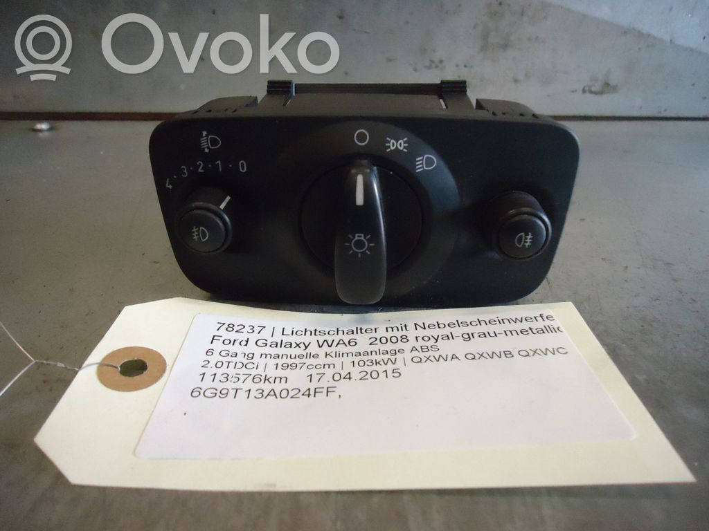 Ford Galaxy Light switch 