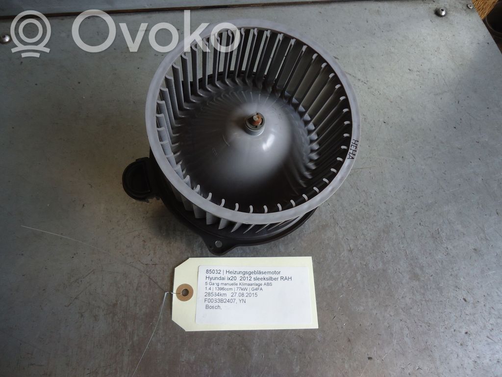 Hyundai ix20 Ventilator aerotermă 