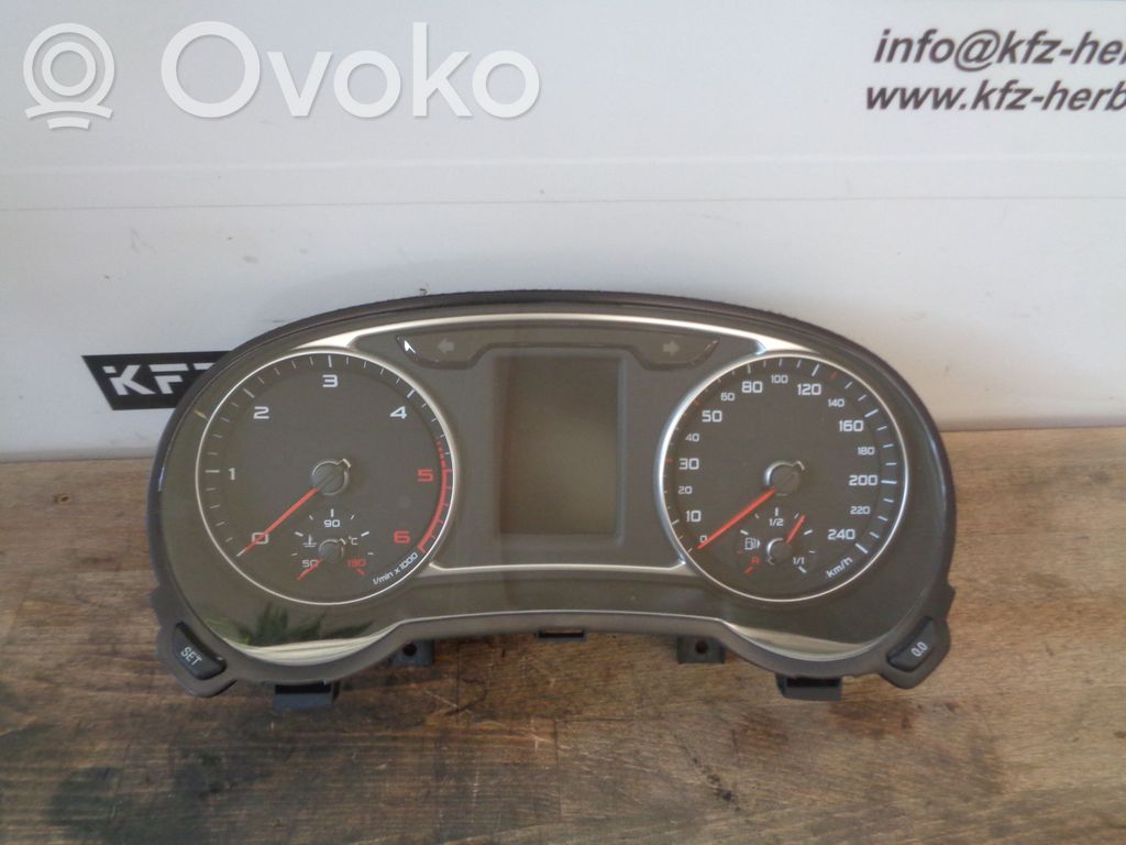 Audi A1 Compteur de vitesse tableau de bord 
