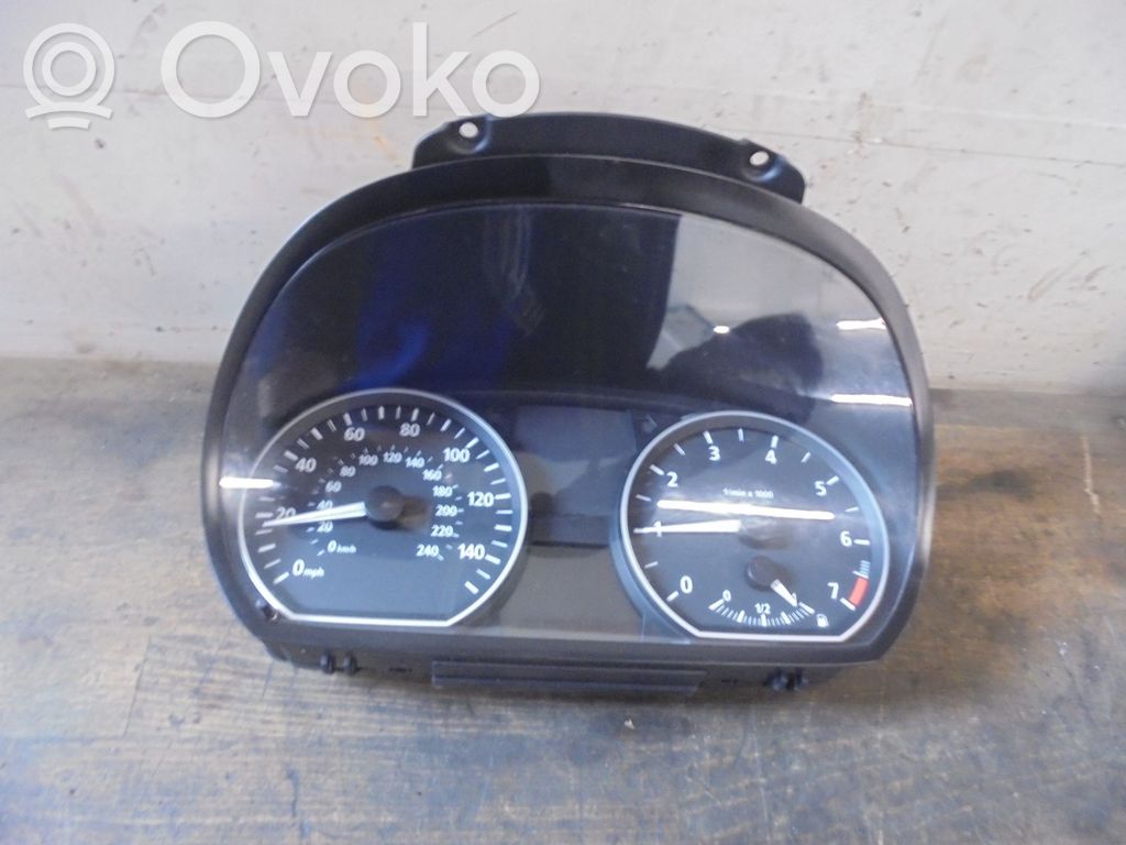 BMW 1 E81 E87 Speedometer (instrument cluster) 