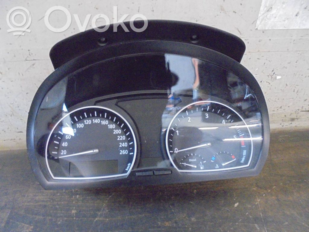 BMW X3 E83 Spidometrs (instrumentu panelī) 