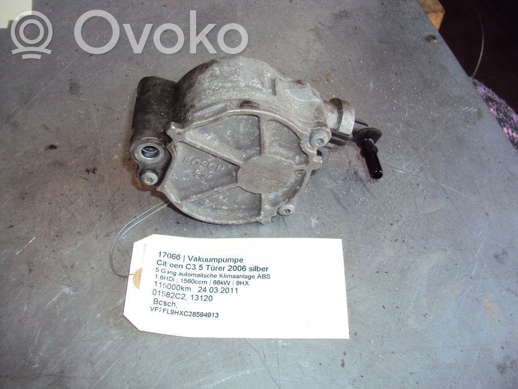 Vacuum pump   01582C2,01582C2,13120,01582C2,13120