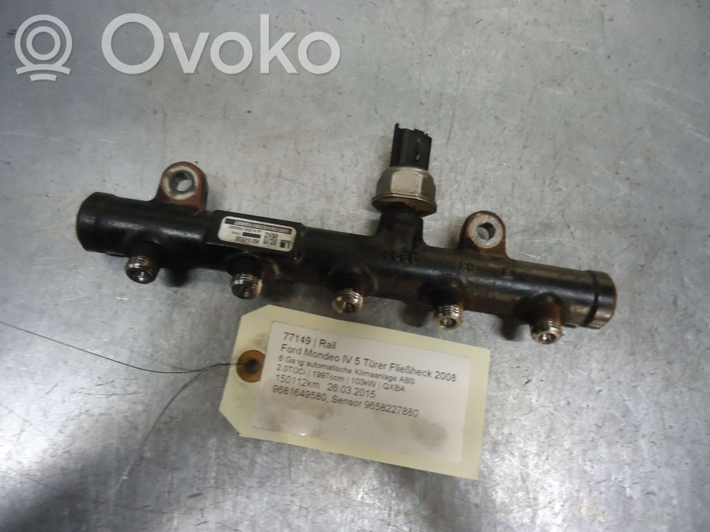 Ford Mondeo MK IV Tubo de alimentación del inyector de combustible