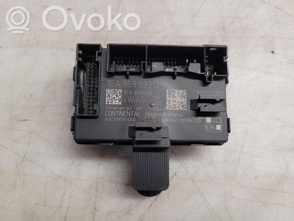 Volkswagen ID.3 Other control units/modules 