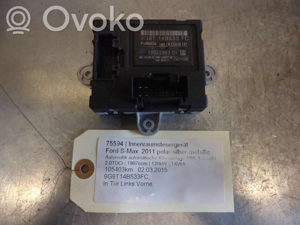 Other control units/modules   9G9T14B533FC,9G9T14B533FC