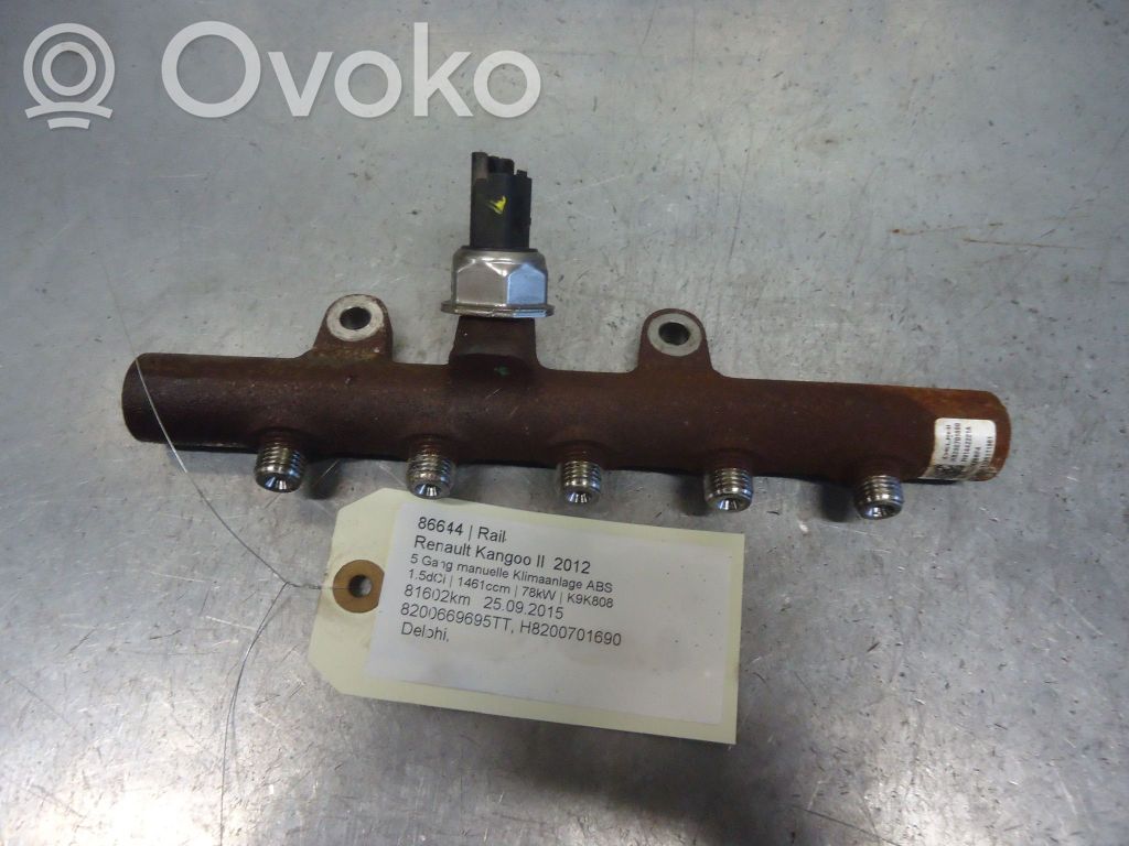 Conductă alimentare injectoare   8200669695,8200669695,9307Z517A,H8200701690