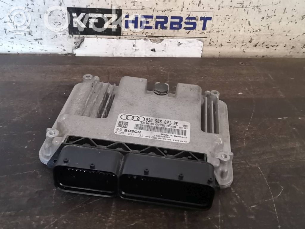 Engine control unit/module   03G906021RE,0281014123,0281014123,03G906021RE