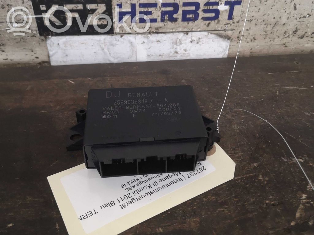Altre centraline/moduli   259903681R,259903681R
