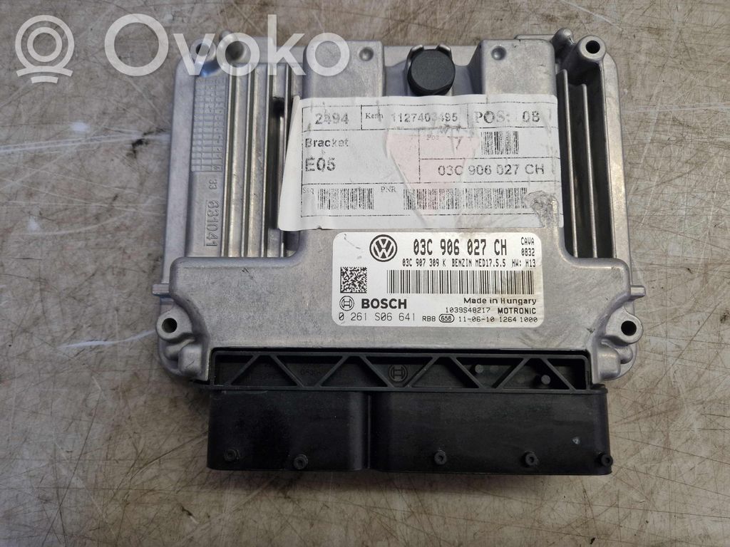 Engine control unit/module   03C906027CH,0261S06641,0261S06641,03C906027CH