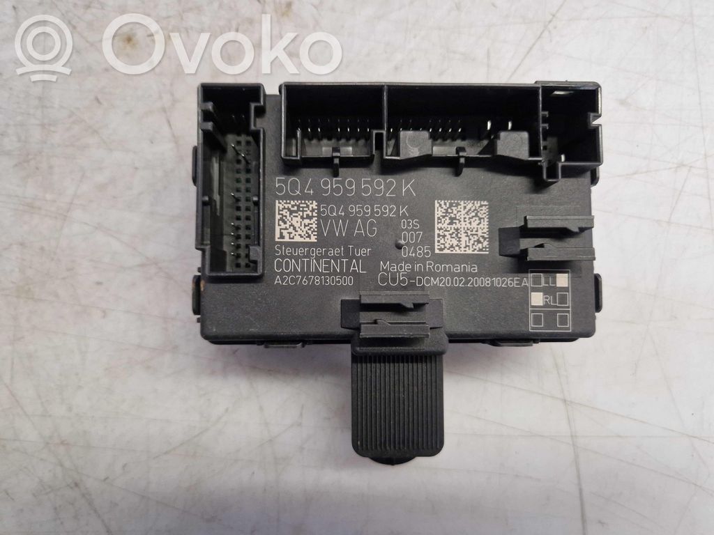 Autres unités de commande / modules   5Q4959592K,5Q4959592K