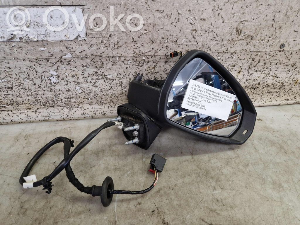 Audi A3 S3 8V Elektryczne lusterko boczne drzwi przednich 