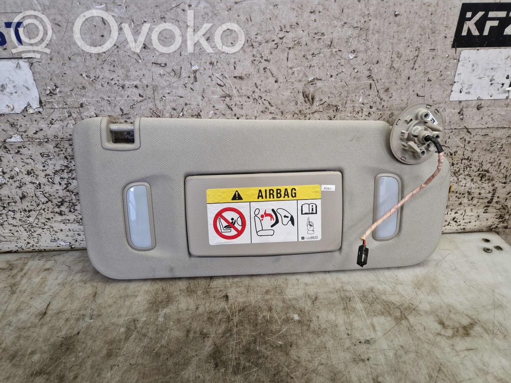 Opel Mokka X Sun visor 