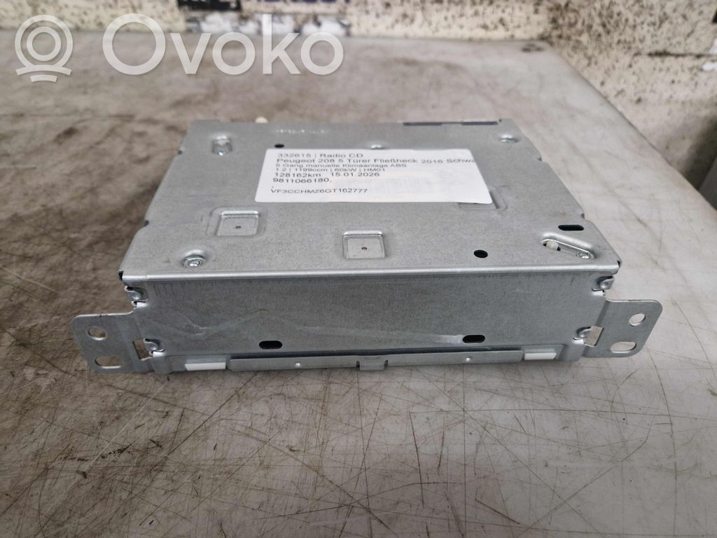 Peugeot 208 I CD/DVD player unitate navigație 