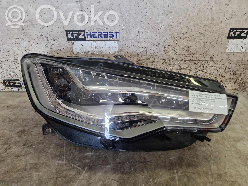 Audi A6 S6 C7 4G Scheinwerfer 