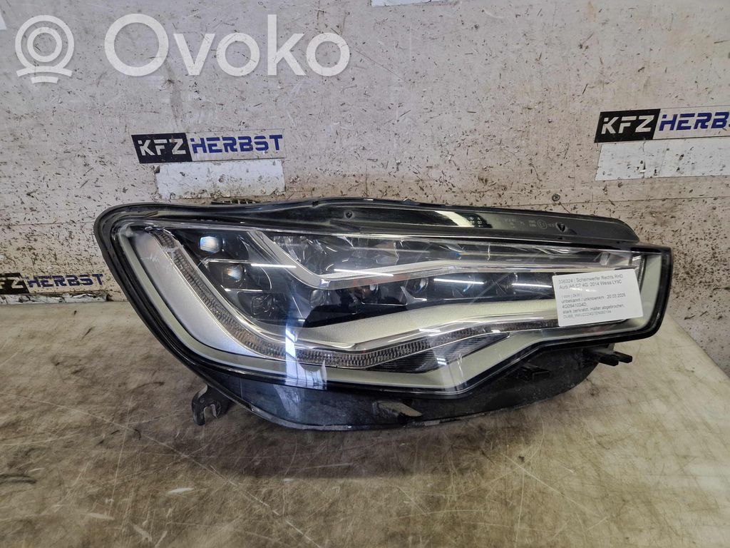 Audi A6 S6 C7 4G Scheinwerfer 