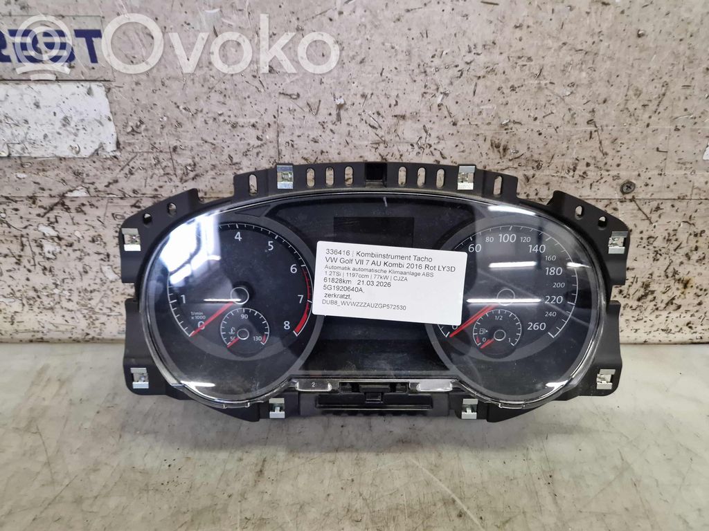 Nopeusmittari (mittaristo)   5G1920640A,5G1920640A