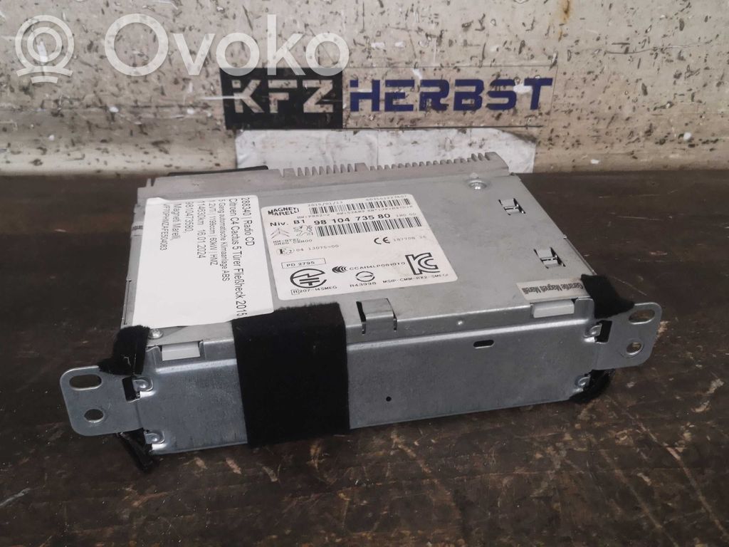 Citroen C4 Cactus CD/DVD player unitate navigație 
