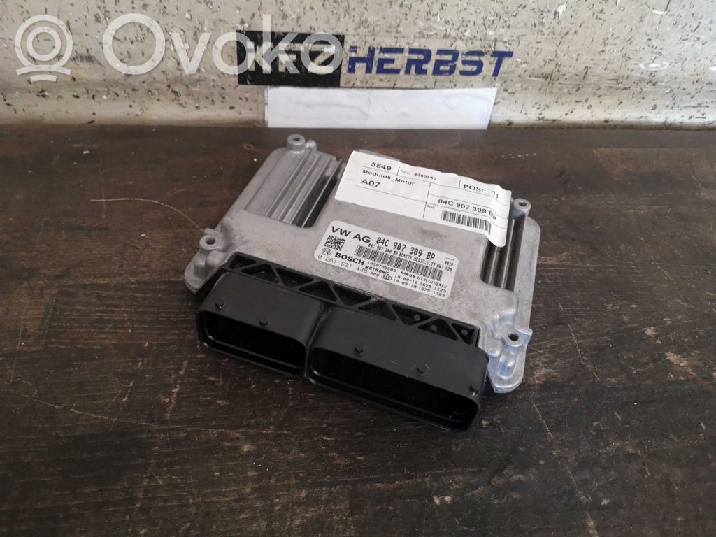Engine control unit/module   04C907309BP,0261S21435,0261S21435,04C907309BP