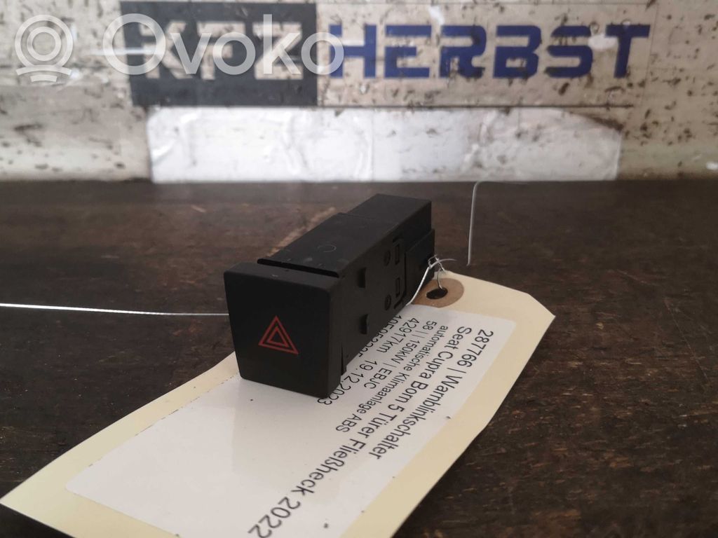 Cupra Born Botón interruptor de luz de peligro 