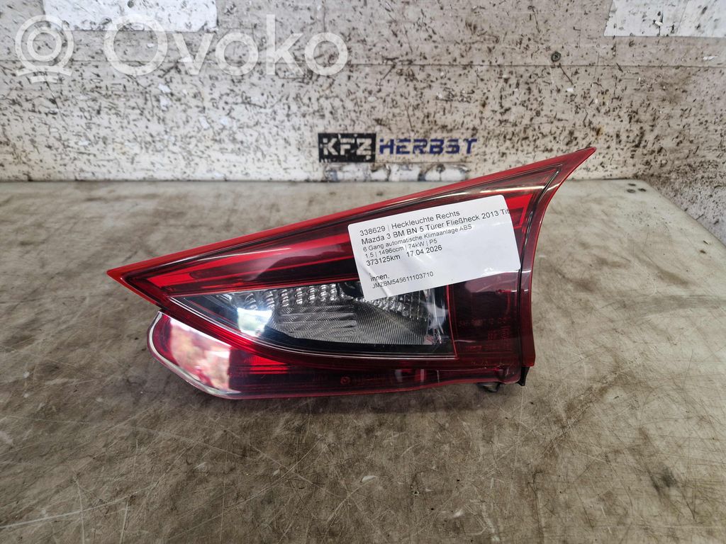 Mazda MX-3 Galinis žibintas kėbule 