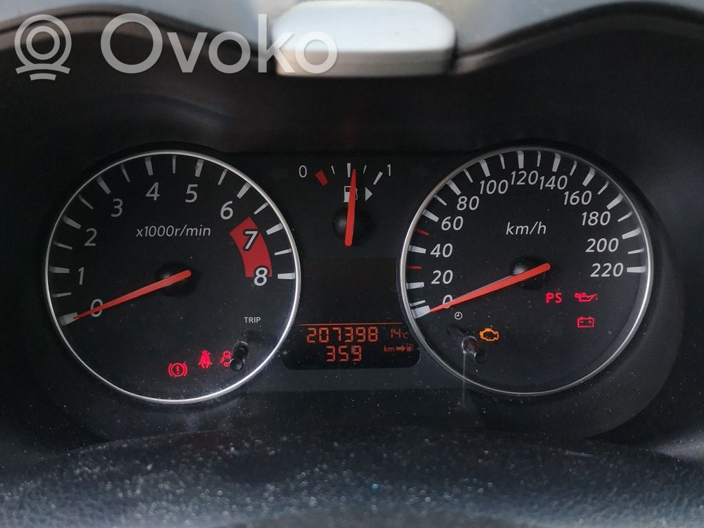 Nissan Note (E11) Nopeusmittari (mittaristo) 