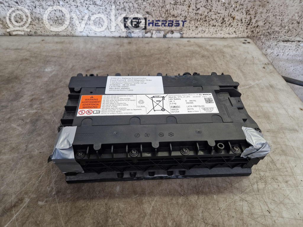 Ford Puma Hybrid / electric car battery 