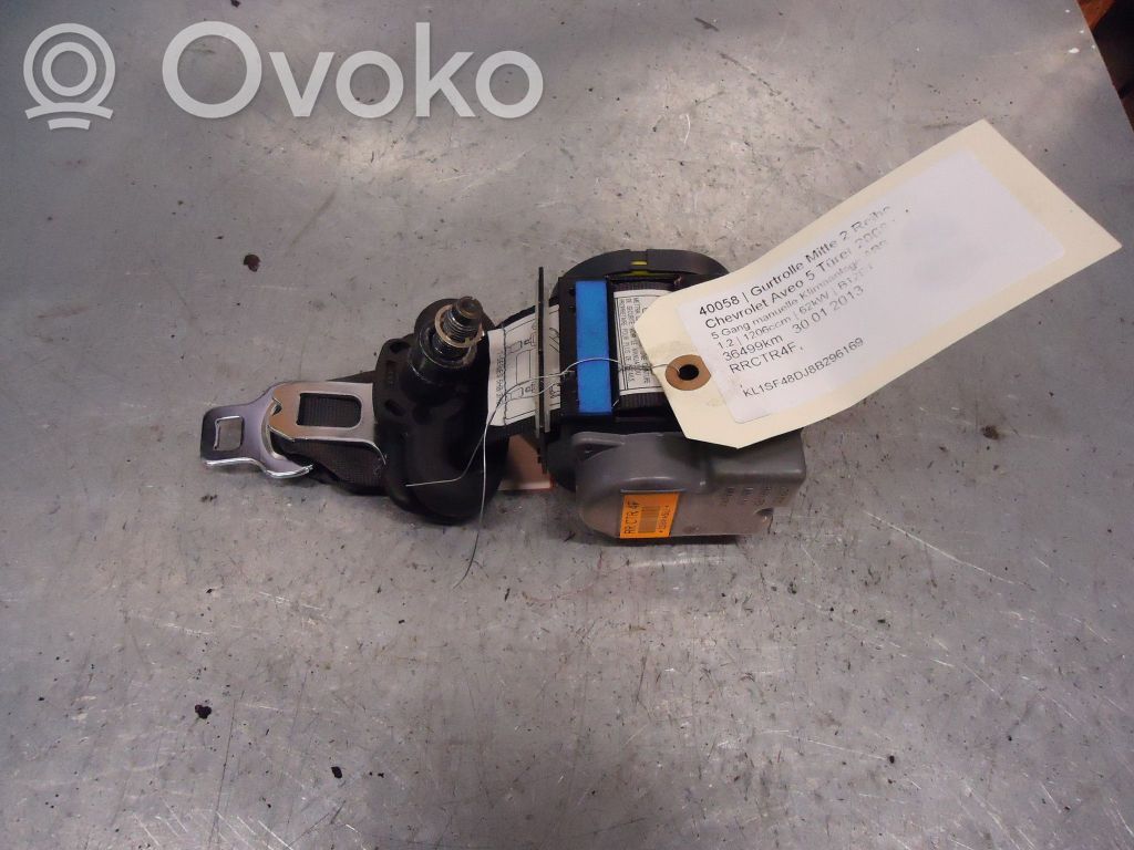 Pas bezpieczeństwa fotela tylnego   RRCTR4F,RRCTR4F