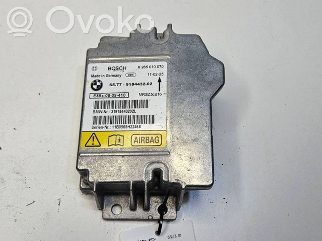 Turvatyynyn ohjainlaite/moduuli   9184432,9184432,0285010070,11B0565H22468,21018443202L,31918443202L