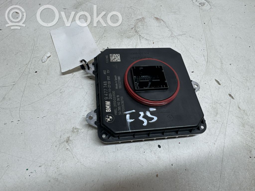 BMW 3 F30 F35 F31 Moduł sterujący statecznikiem LED 