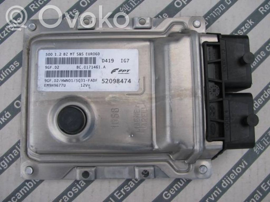 Engine control unit/module ECU   52098474,9GFD2