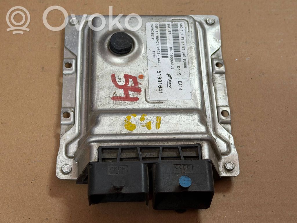 Engine control unit/module   9GFT7,51981641,BKVH0SE1P