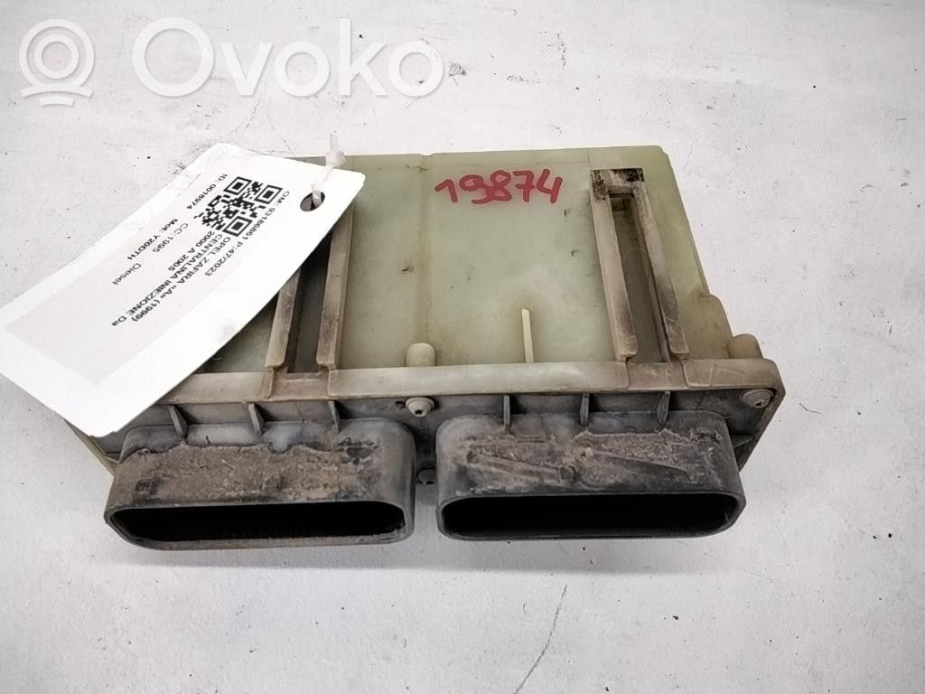 Opel Zafira A Injection control unit/module 