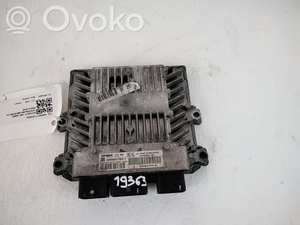 Peugeot 1007 Injection control unit/module 