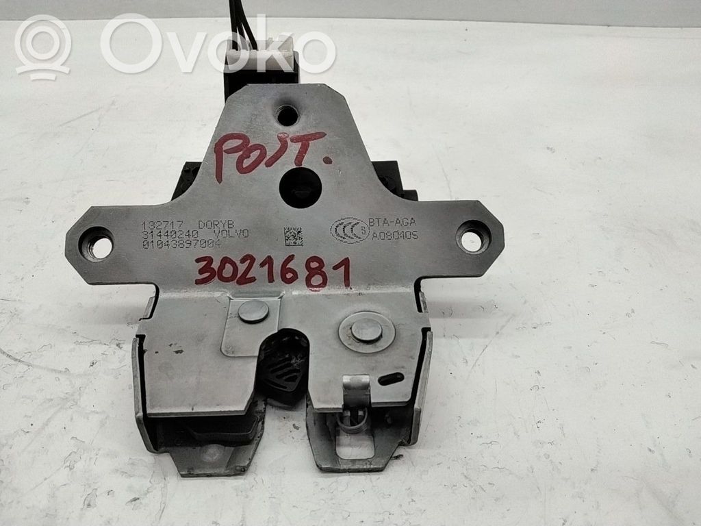 Volvo V60 Tailgate/trunk/boot lock/catch/latch 