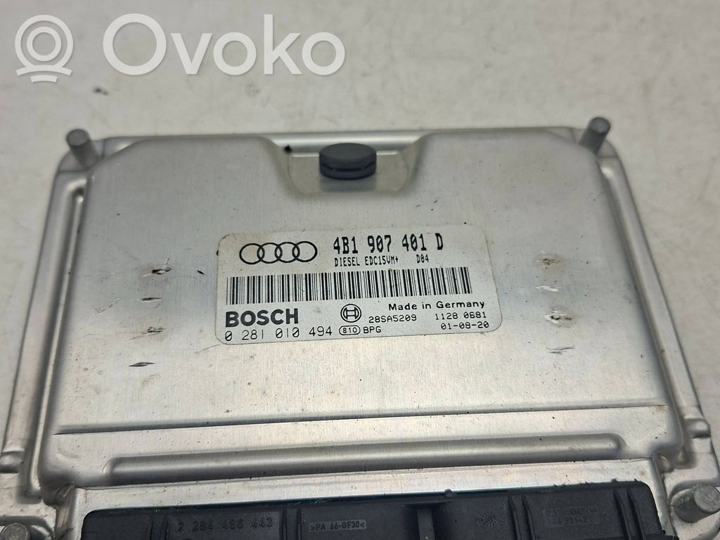 Engine control unit/module   4B1907401D,28SA5209