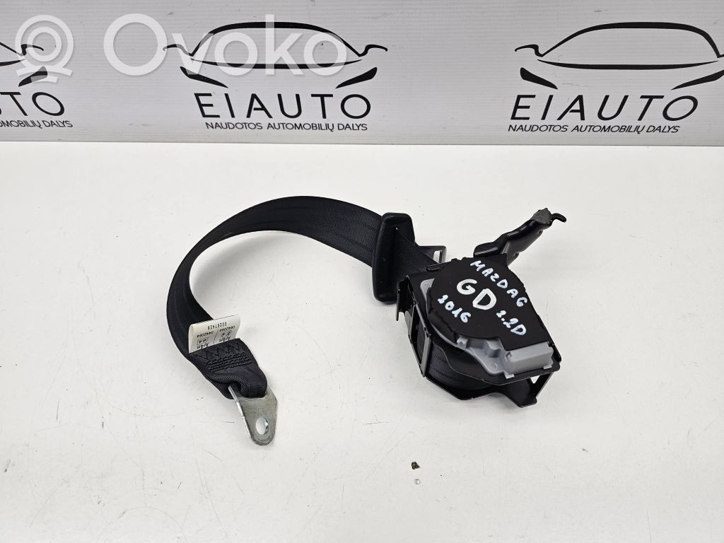 Mazda 6 Cinturón trasero 