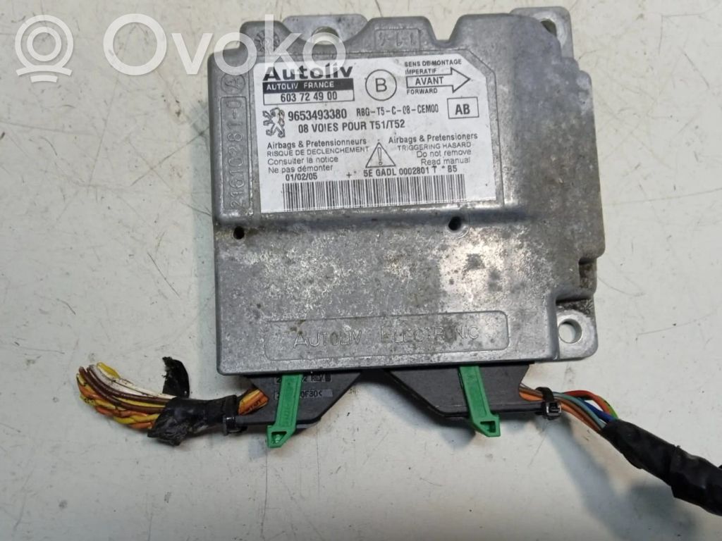 Peugeot 307 Airbag control unit/module 